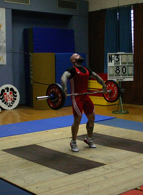 SAscha Kafitz in seinem letzten Reißversuch an 80 kg